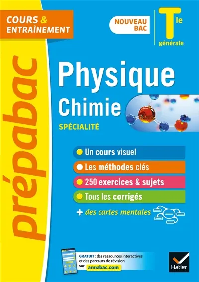 Physique chimie spécialité, terminale générale : nouveau bac