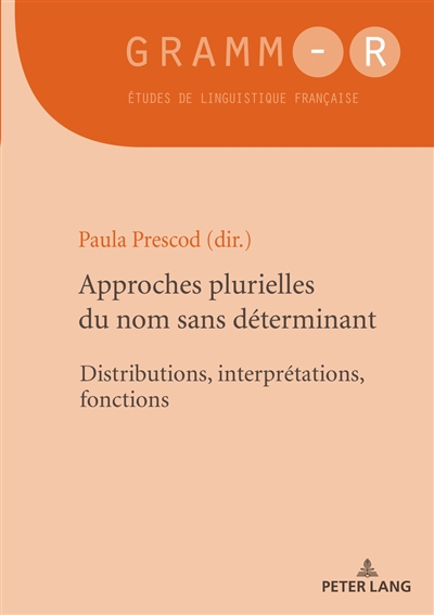 Approches plurielles du nom sans déterminant : distributions, interprétations, fonctions