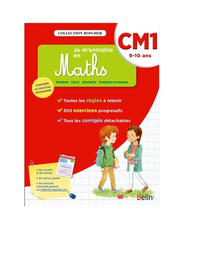 Je m'entraîne en maths Cm1