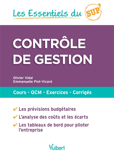 Contrôle de gestion : cours, QCM, exercices, corrigés