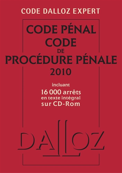 Code pénal 2010