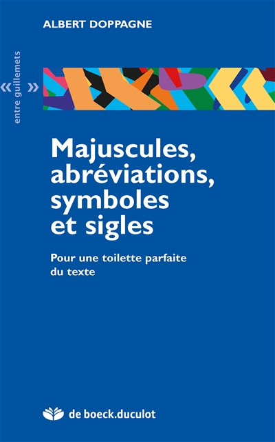 Majuscules, abréviations,...