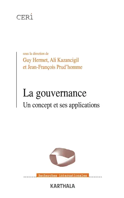 La gouvernance : un concept et ses applications