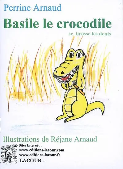 Basile le crocodile se lave les dents