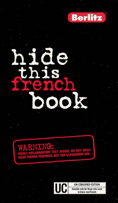 Hide this french book