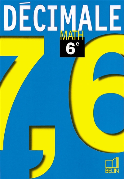 Décimale 6e : math