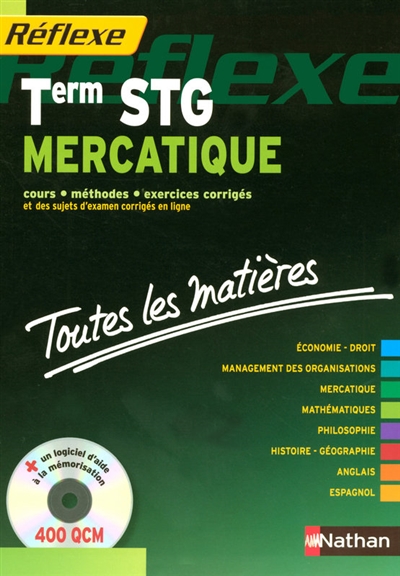 Mercatique, terminale STG
