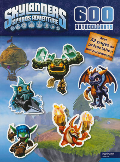 600 stickers Skylanders : Spyro's adventure