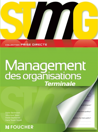 Management des organisations, terminale STMG
