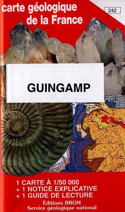 Guingamp : carte géologique de la France à 1/50 000, 242