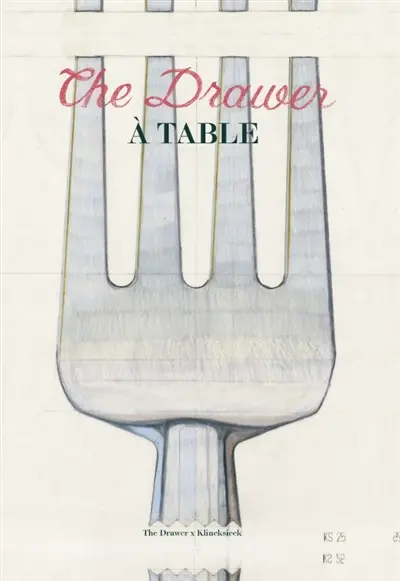 The drawer. A table