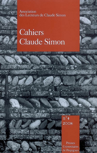 Cahiers Claude Simon, n° 4