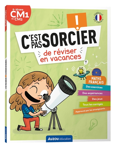 c'est pas sorcier de réviser en vacances : maths, français : 9-10 ans, cm1 au cm2