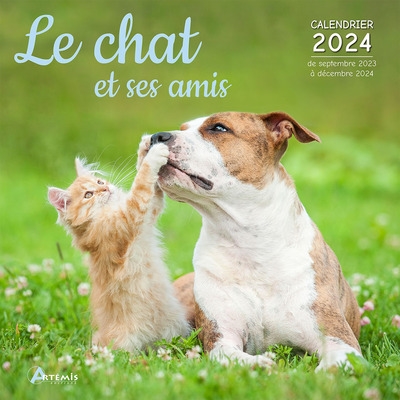 Le chat et ses amis : calendrier 2024 : de septembre 2023 à décembre 2024 -  Librairie Mollat Bordeaux