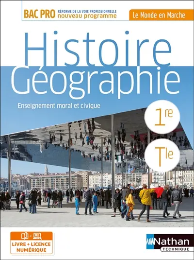 Histoire géographie, enseignement moral et civique, 1re, terminale bac pro : nouveau programme 2020