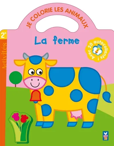 Je colorie les animaux. La ferme : 2+