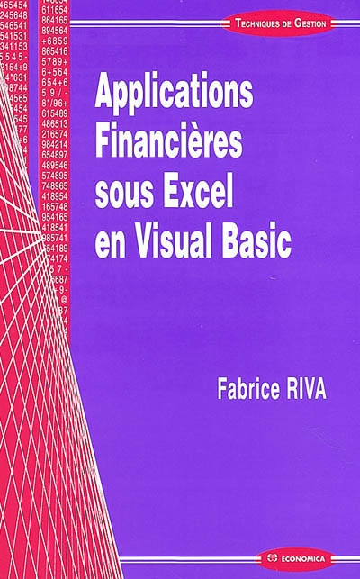 Applications financières sous Excel en Visual Basic