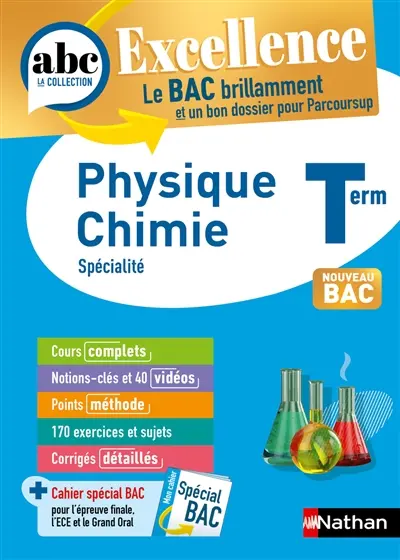 Physique chimie terminale : spécialité : nouveau bac