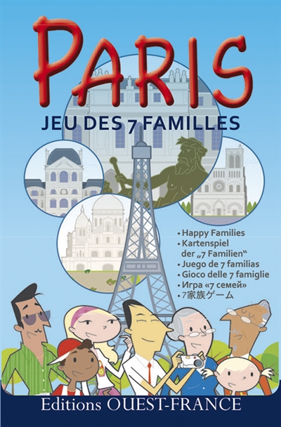 Paris : jeu des 7 familles. Paris : happy families. Paris : Kartenspiel der 7 Familien