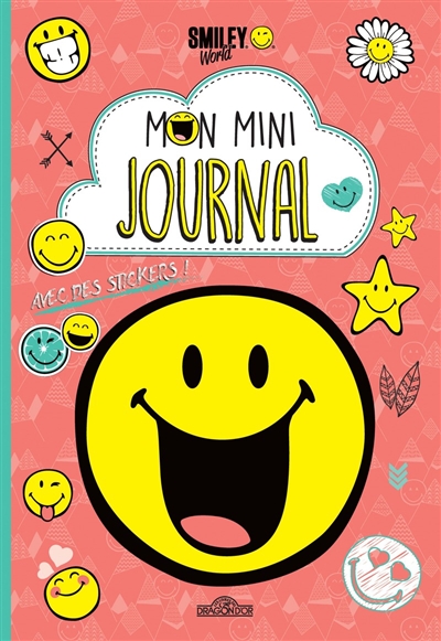 Smiley : mon mini-journal (corail)