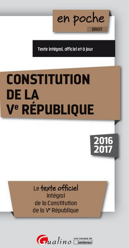 Constitution de la Ve...