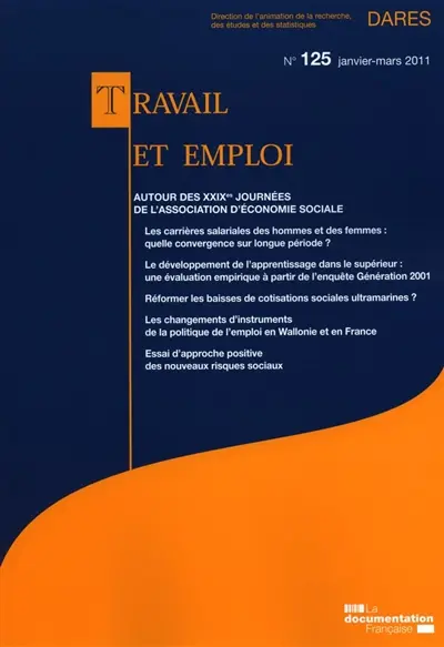 Travail et emploi, n° 125