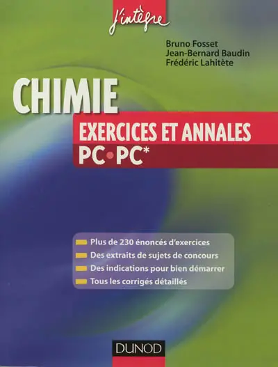 Chimie PC-PC* : exercices et annales