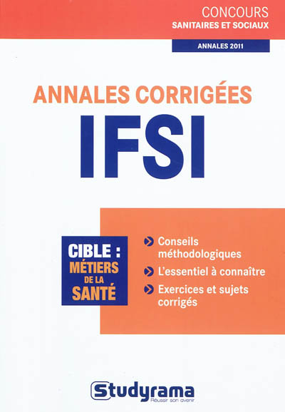 Annales corrigées IFSI