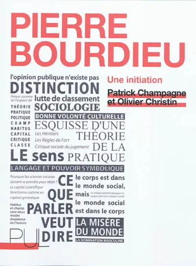 Pierre Bourdieu : une initiation