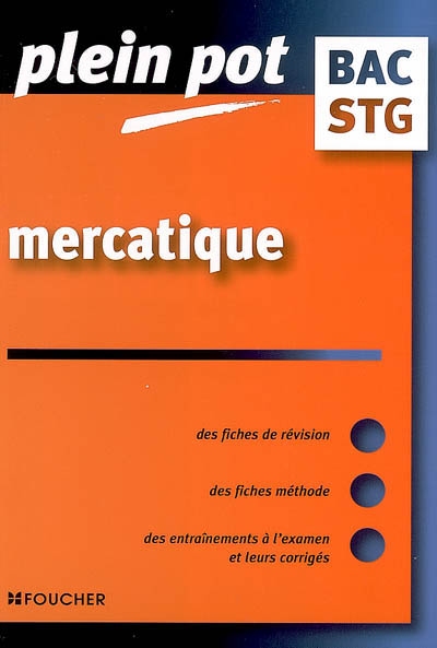 Mercatique bac STG