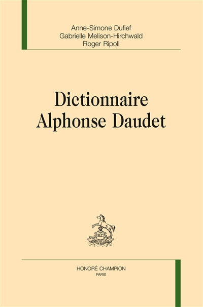 Dictionnaire Alphonse Daudet