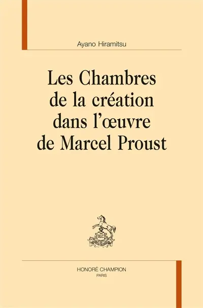 Les chambres de la création dans l'oeuvre de Marcel Proust