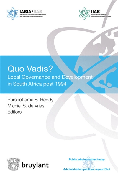 Quo vadis ? : local governance and development in South Africa post 1994