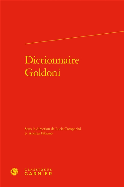 Dictionnaire Goldoni