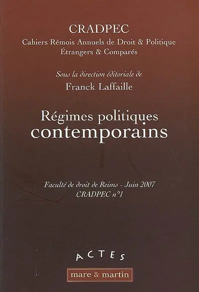 Régimes politiques contemporains