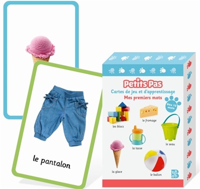 Mes premiers mots : cartes de jeu et d'apprentissage