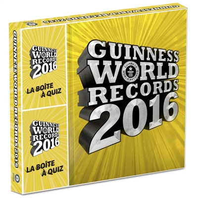 Guinness world records 2016 : la boîte à quiz