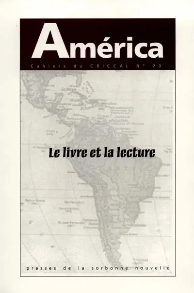 América, n° 23. Le livre et la lecture