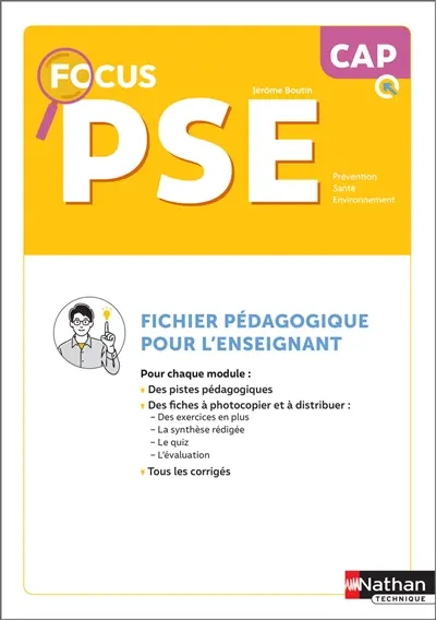 Prévention, santé, environnement CAP : fichier pédagogique pour l'enseignant