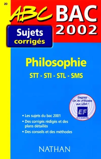 Philosophie STT, STI, STL, SMS