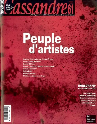 Cassandre, n° 61. Peuple d'artistes