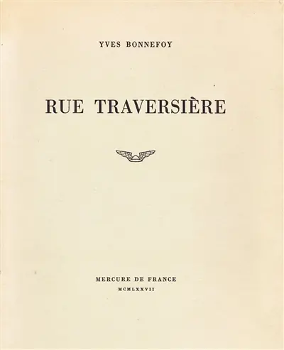 Rue Traversière