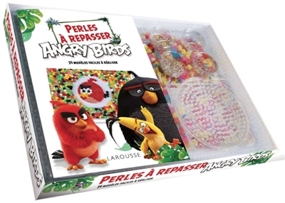 Angry birds : perles à repasser, 14 modèles faciles à réaliser : coffret