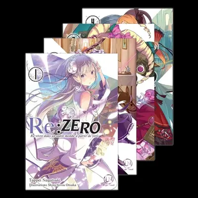 Pack Re:Zero : tome 1 à tome 4