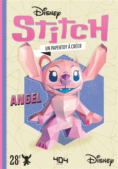 Stitch, Angel : un papertoy à créer
