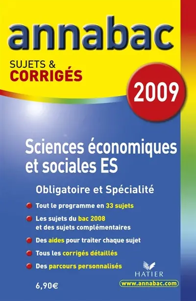 Sciences économiques et sociales ES : obligatoire et spécialité