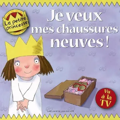 Petite princesse. Je veux mes chaussures neuves !