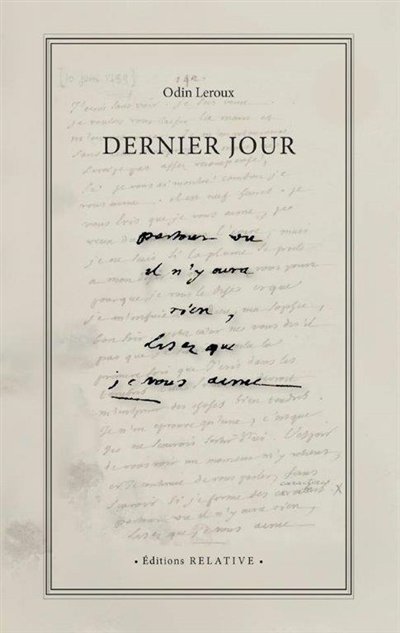 Dernier jour : philogyne