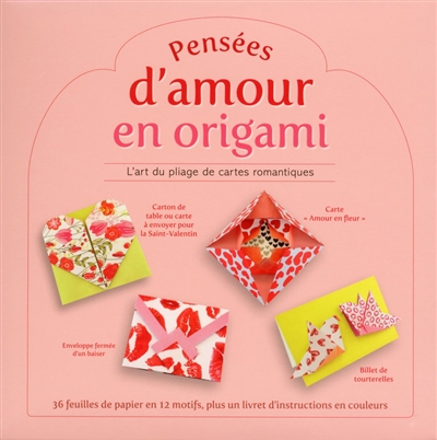Pensées d'amour en origami : l'art du pliage de cartes romantiques