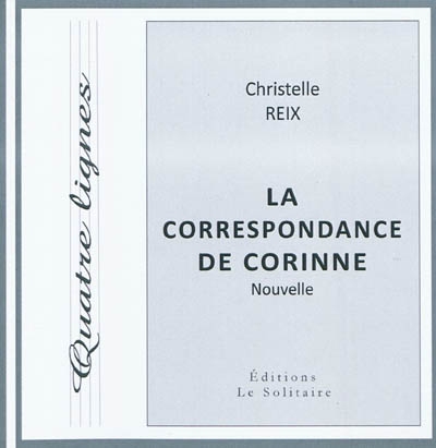 La correspondance de Corinne : nouvelle